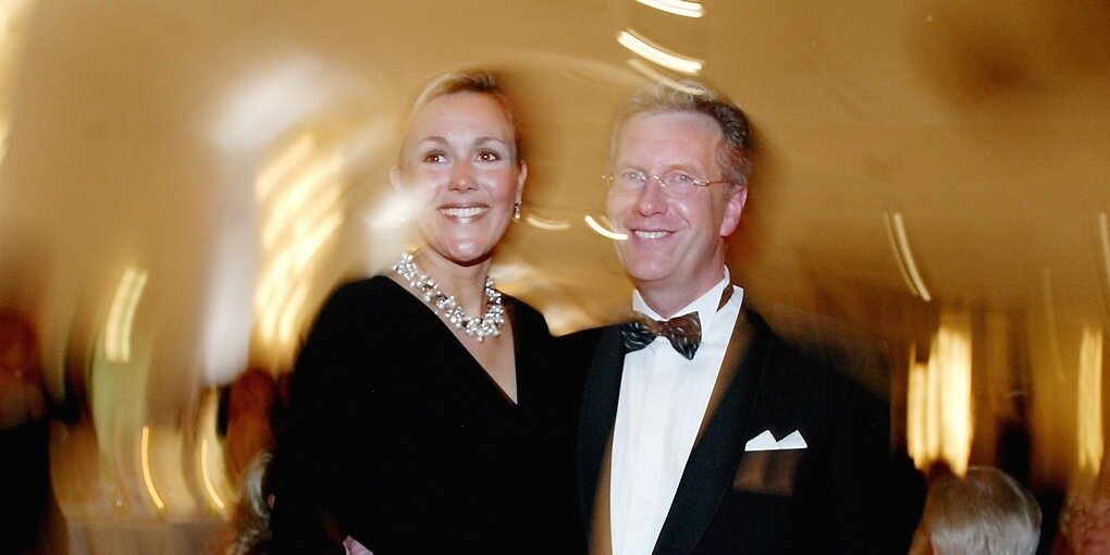 Bettina und Christian Wulff bei einem Ball.