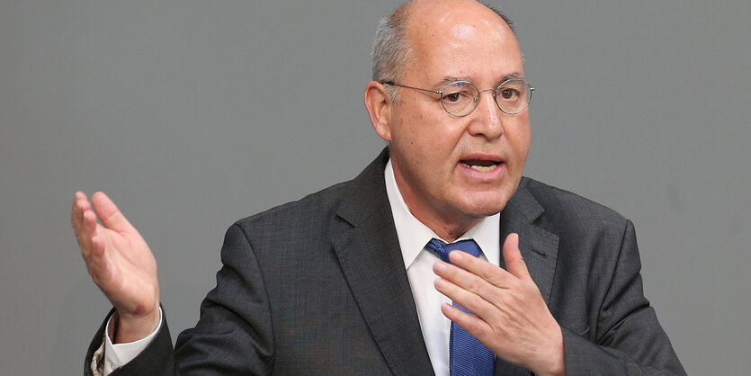 Gregor Gysi im Bundestag.