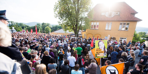 Demonstration gegen rechte Gewalt in Salzhemmendorf