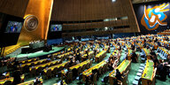Der Saal der UN-Generalvollversammlung