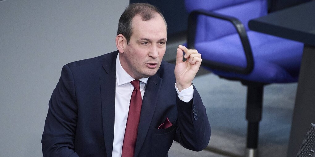 Norbert Kleinwächter spricht im Bundestag