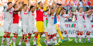 Die Spieler des 1. FC Köln