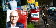 Wahlplakate in Bremen