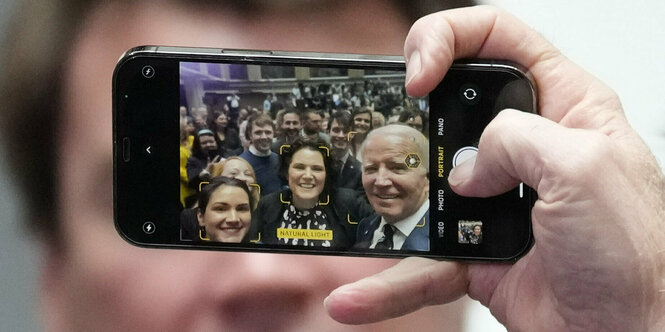 Selfe von US-Präsident Biden