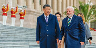 Die Präsidenten Xi Jinping und Lula da Silva