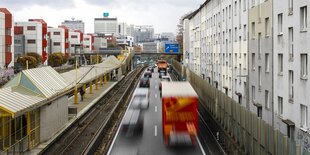 Ruhrschnellweg in Essen