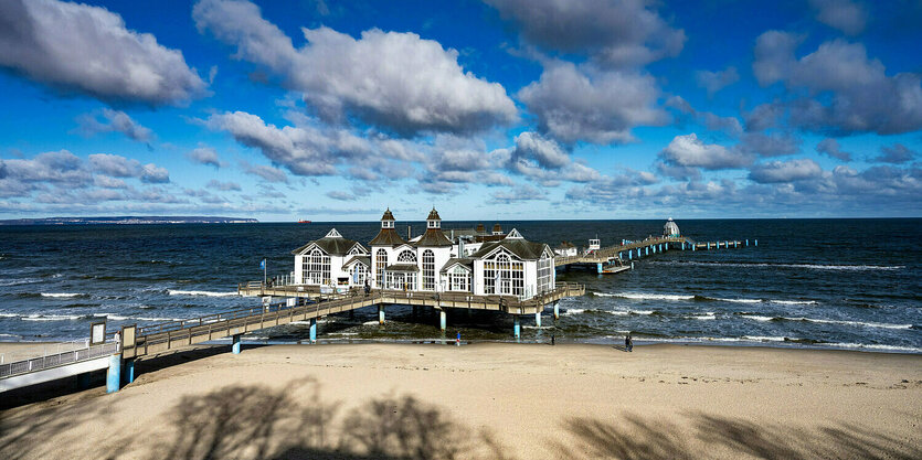 Die Seebrücke von Sellin, Rügen