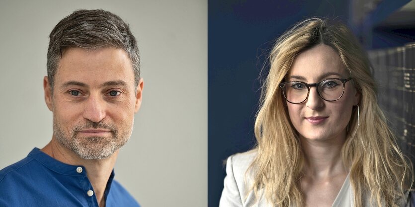 Meron Mendel und Anna Staroselski im Portrait