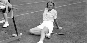 "Garbo des Tennis": Alice Marble im Jahr 1937 in England.