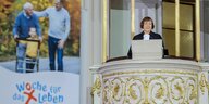 Die EKD-Ratsvorsitzende Annette Kurschus predigt in der Leipziger Nikolaikirche.