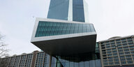 Ein außergewöhnliches Gebäude, das die EZB zeigt