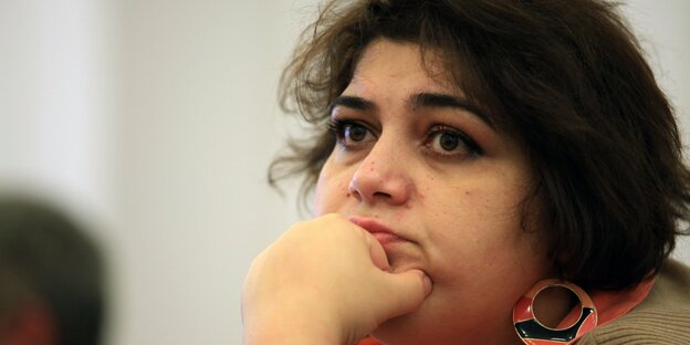 Khaidija Ismajilowa im März vergangenen Jahres.