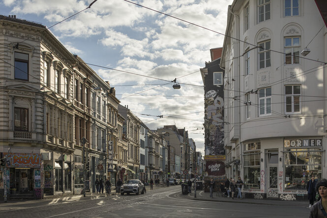 Blick auf die Bremer Sielwallkreuzung