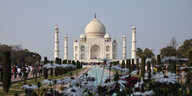 Blick auf das Tadsch Mahal in Indien