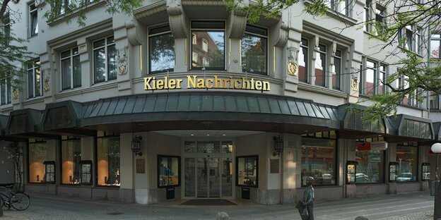 Das Gebäude der Kieler Nachrichten von außen