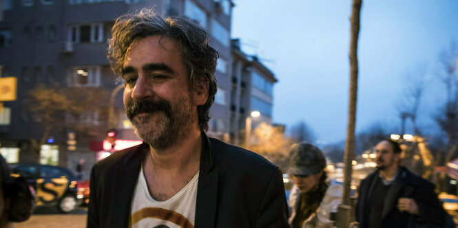 Deniz Yücel nach der Haftentlassung 2018