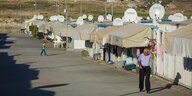 Gefüchtete aus Syrien einem Fluechtlingscamp in der Türkei
