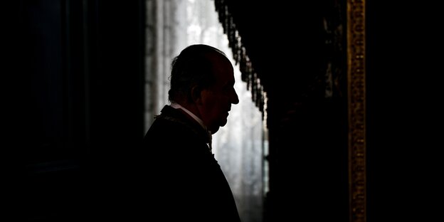 Juan Carlos im Gegenlicht