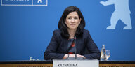 Das Foto zeigt Bildungssenatorin Katharina Günther-Wünsch von der CDU.