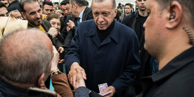 Erdogan in einer Menschenmenge