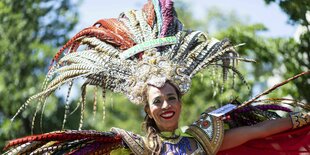 Sonia de Oliveira beim Berliner Karneval der Kulturen