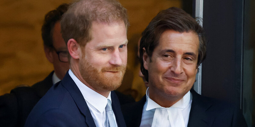 Prince Harry und sein Anwalt