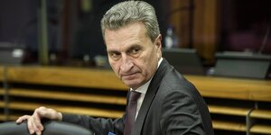 Portrait von Günther Oettinger