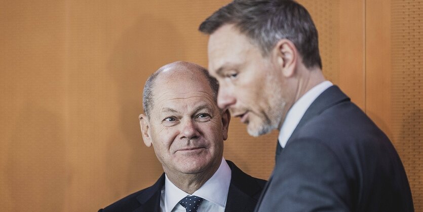 Olaf SCholz und Christian Lindner