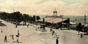 Eine historische Stadtansicht aus Odessa