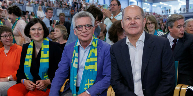 Olaf Scholz beim Kirchentag