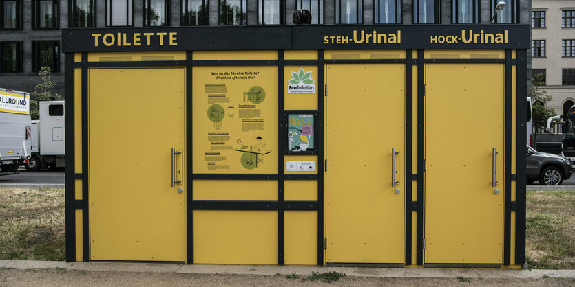 Die neue kostenlose Toilettenanlage am Invalidenpark.