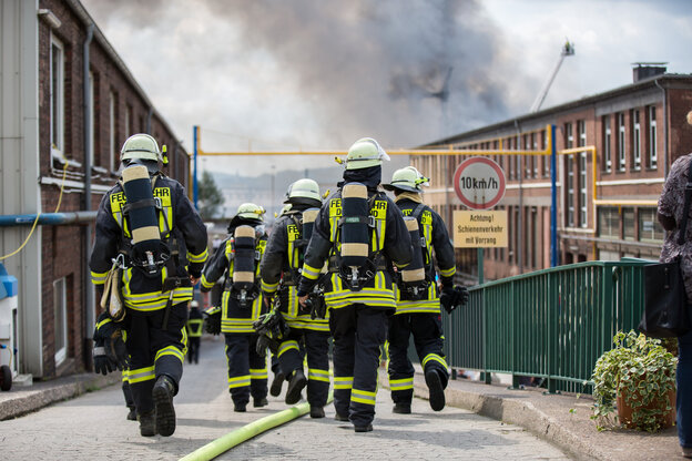 Feuerwehrleute in Witten.