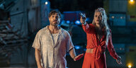 Edgar Ramírez und Abbey Lee als Mike Valentine und Delly West in der Serie "Florida Man"