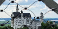 Sicht auf Schloss Neuschwannstein