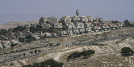 Panorama einer Neubausiedlung in Israel