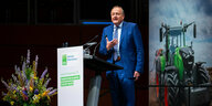 Joachim Rukwied, Präsident des Deutschen Bauernverbands, spricht auf dem Deutschen Bauerntag