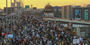 Proteste gegen Gewalt in Belgrad