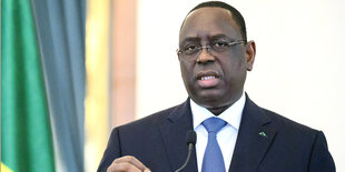 Porträt von Macky Sall