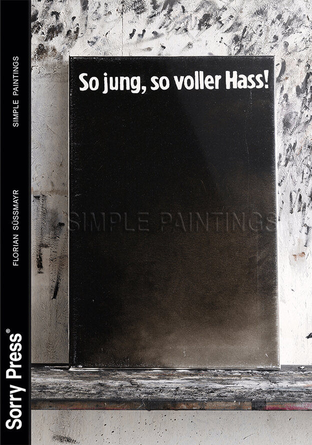 Buchcover mit weißer Aufschrift 