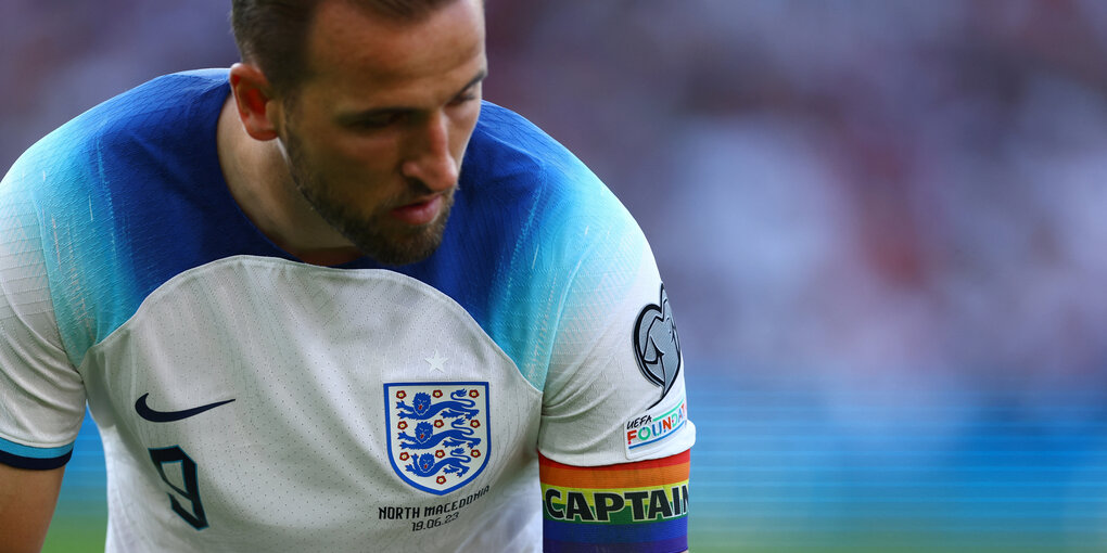 Englands Stürmer Harry Kane