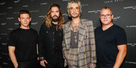 Von links nacht rechts: Georg Listing, Tom Kaulitz, Bill Kaulitz und Gustav Schäfer sind Tokio Hotel