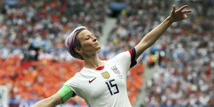 Selbstermächtigung auf dem Fußballplatz: Megan Rapinoe.