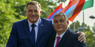 Milorad Dodik und Viktor Orban.