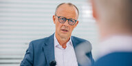 Porträt des CDU-Vorsitzenden Friedrich Merz