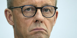 Close-up von Friedrich Merz