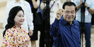 Hun Sen Ministerpräsident von Kambodscha.