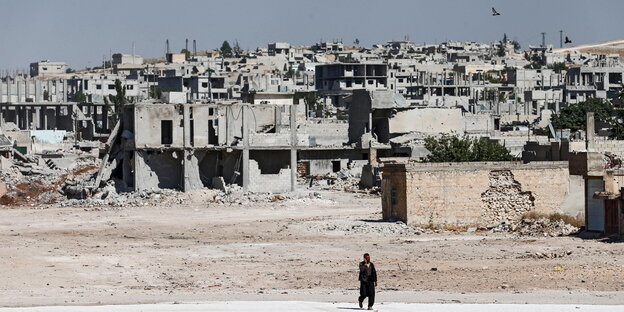 Zerstört: die Stadt Kobane im Süden Syriens.