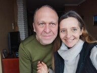 Selfie von Dmytro und Oksana
