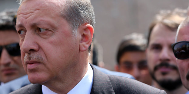 Der türkische President Recep Tayyip Erdoğan.