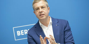 Das Bild zeigt den CDU-Politiker Stefan Evers, der seit Ende April zugleich Finanzsenator und Generalsekretär seiner Partei ist.